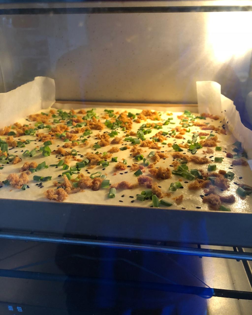 香葱肉松蛋糕卷