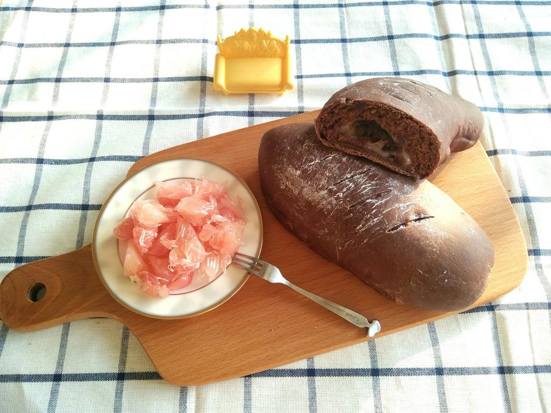 麻薯核桃夹心软欧包