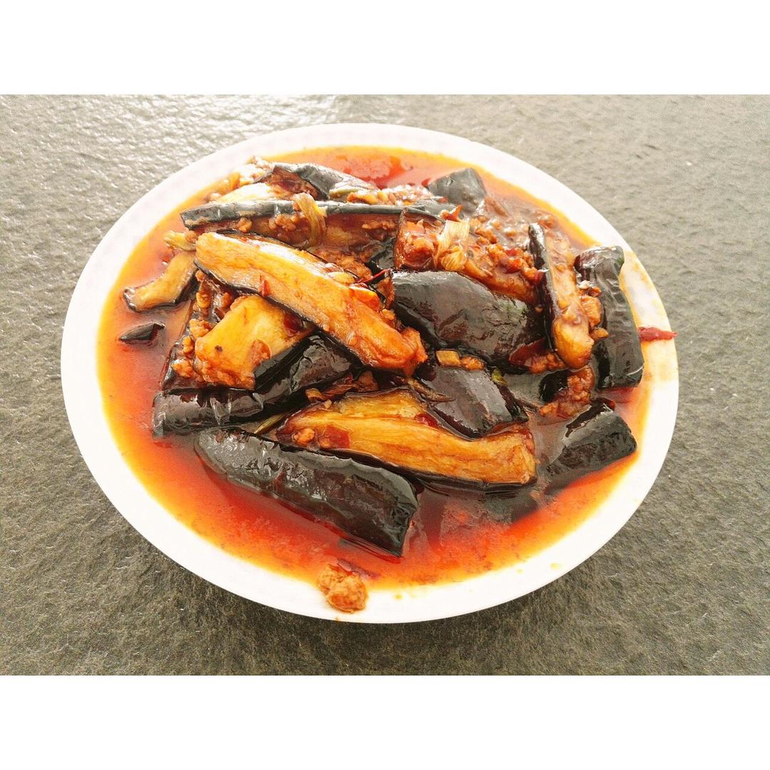 红烧肉沫茄子