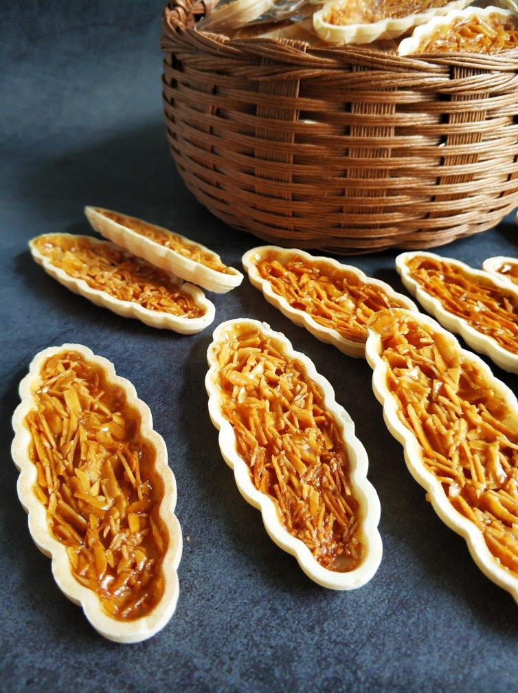 王蜻蜓做的【焦糖杏仁糯米船】【焦糖杏仁糯米船】饼