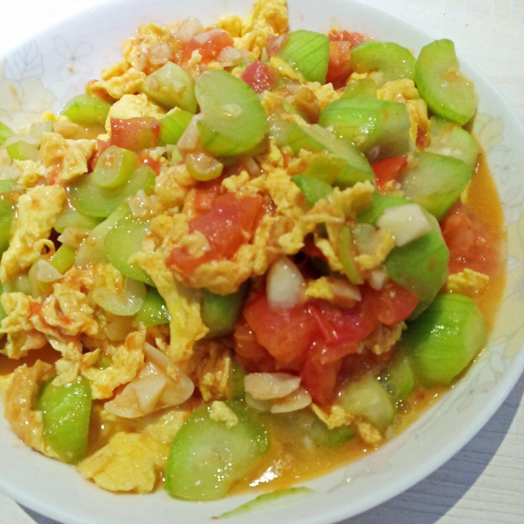 丝瓜炒鸡蛋