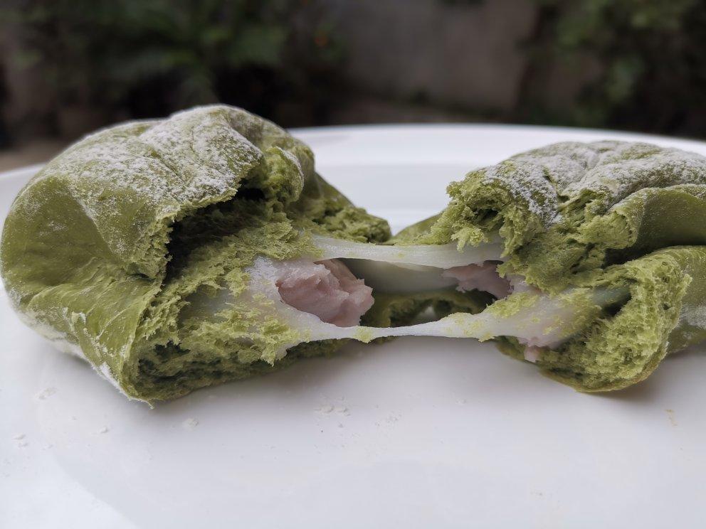 抹茶麻薯软欧包