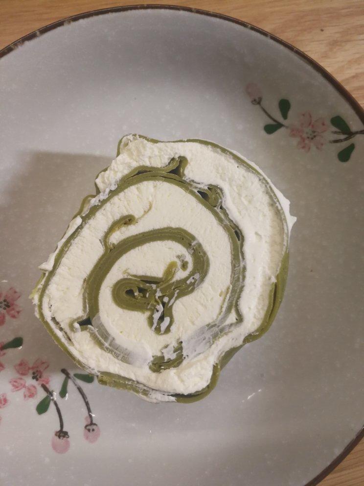 网红食谱│抹茶毛巾卷