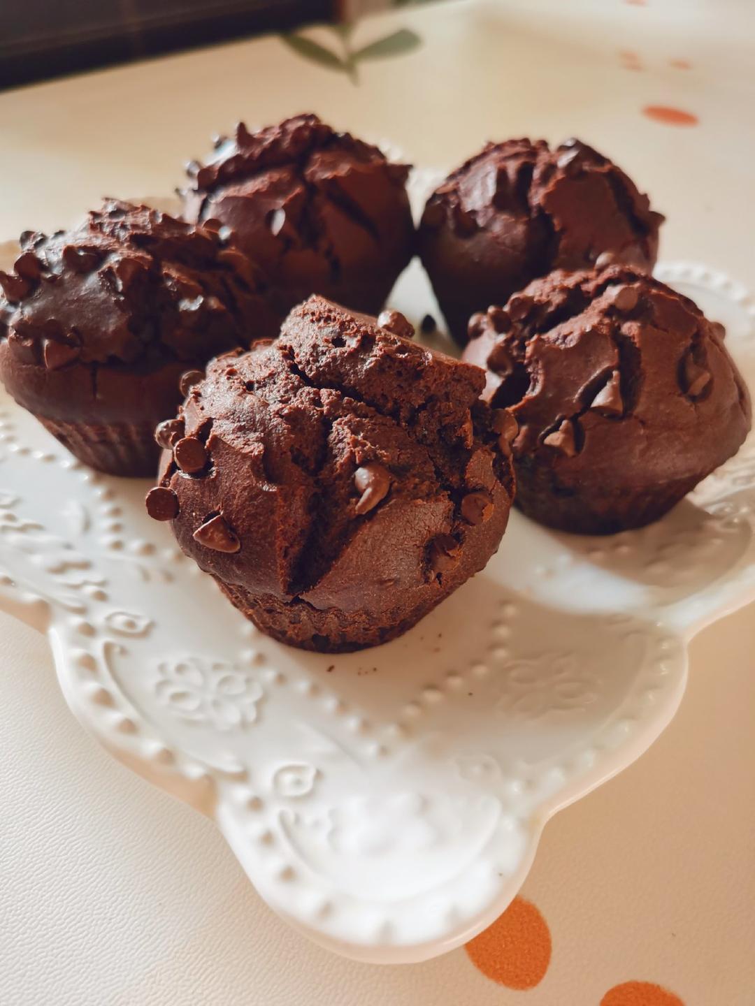 零失败，超级好吃又简单的巧克力马芬