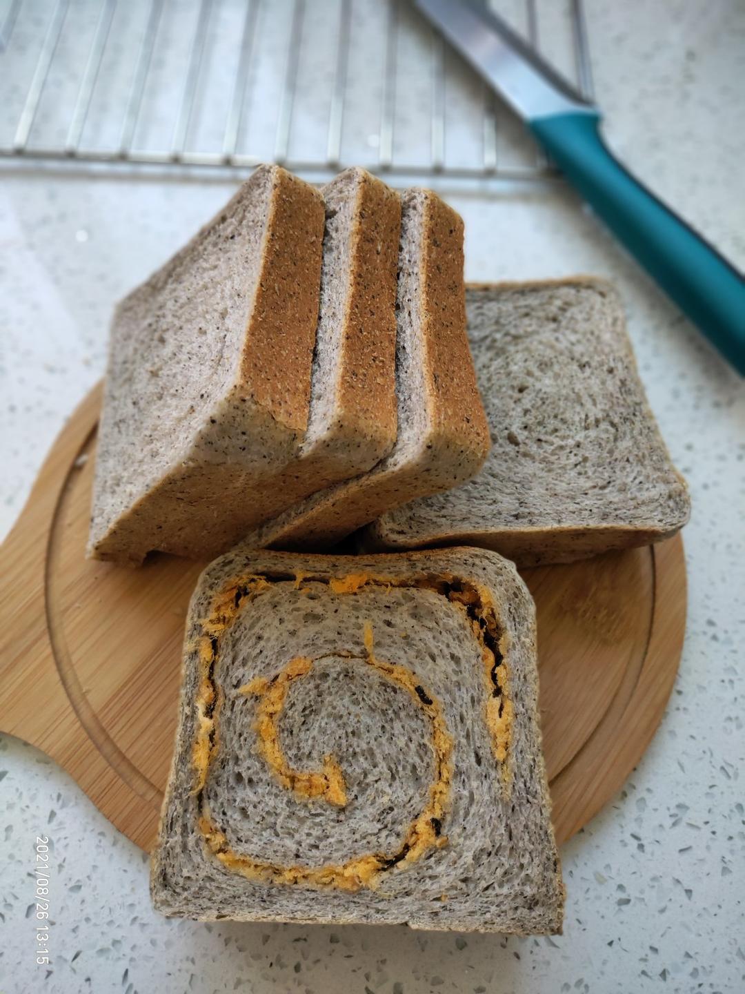 超级香的黑芝麻吐司🍞