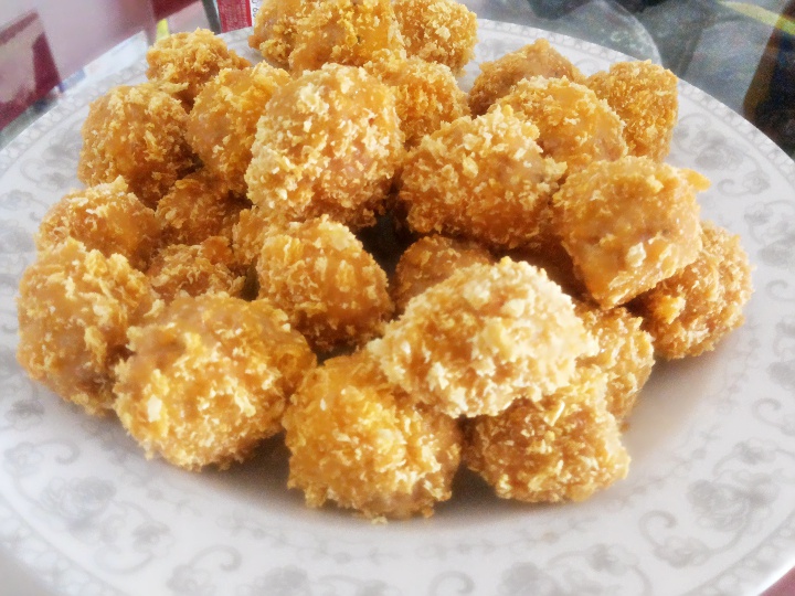 无忧草-6做的炸鸡米花