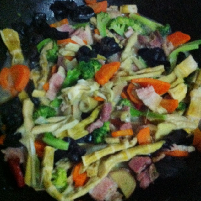 咸肉笋干