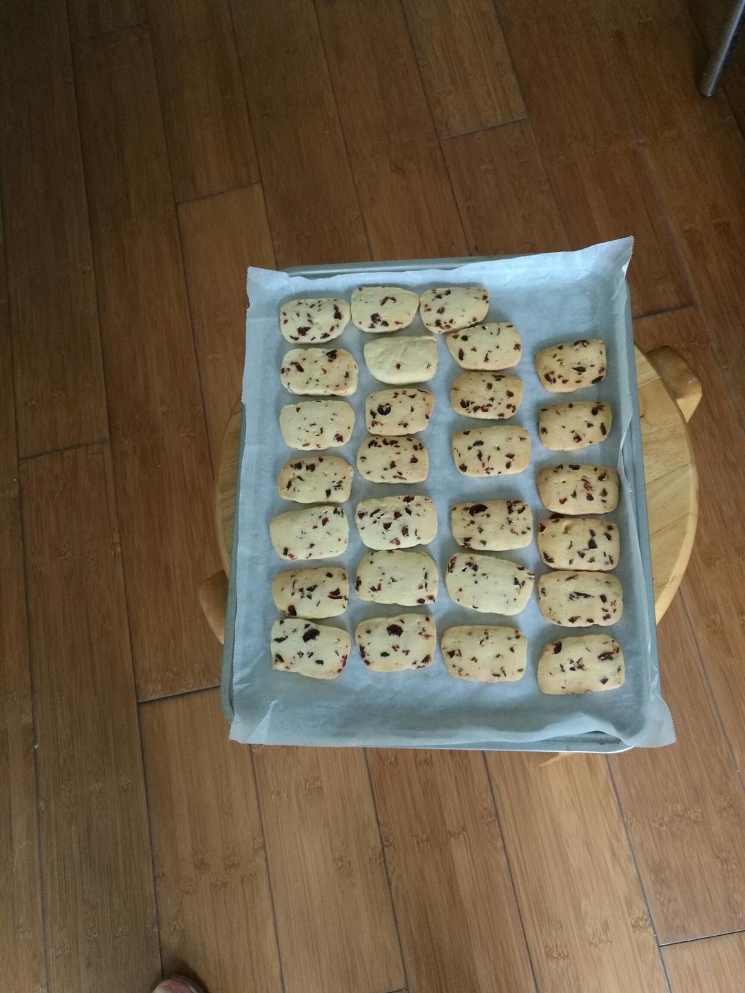 低糖少油版蔓越莓饼干