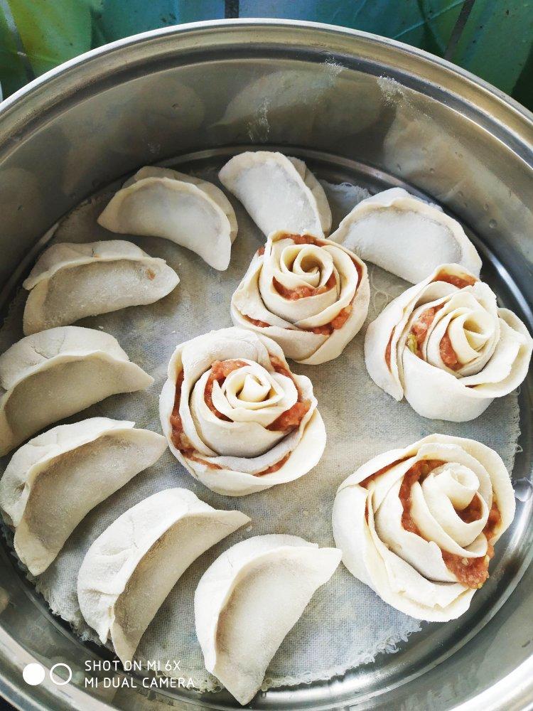 玫瑰花饺子