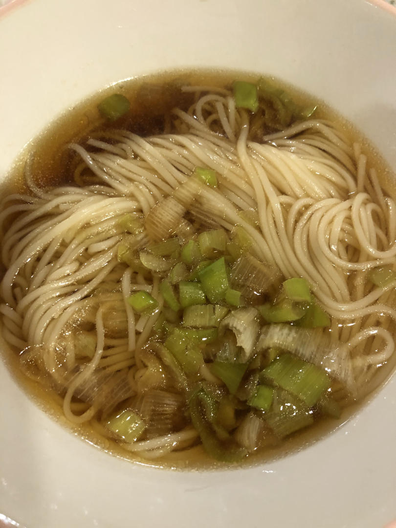 简单美味阳春面