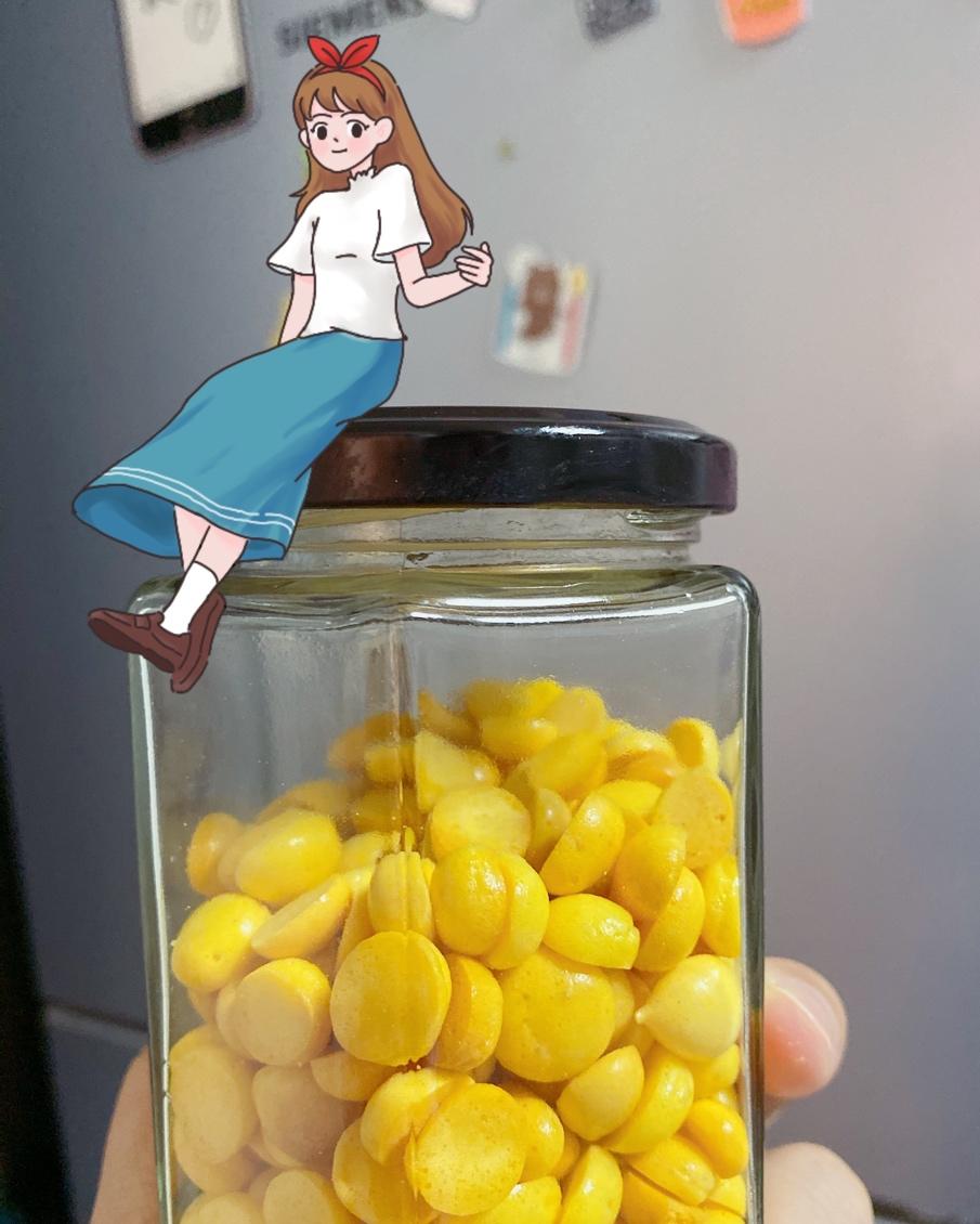 入口即化的无添加蛋黄溶豆