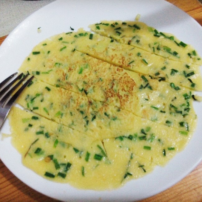 葱花鸡蛋饼