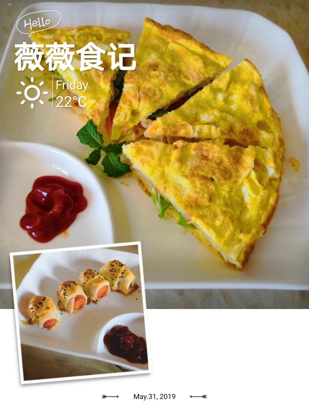 孩子们喜欢的泡芙草莓蛋糕来了
