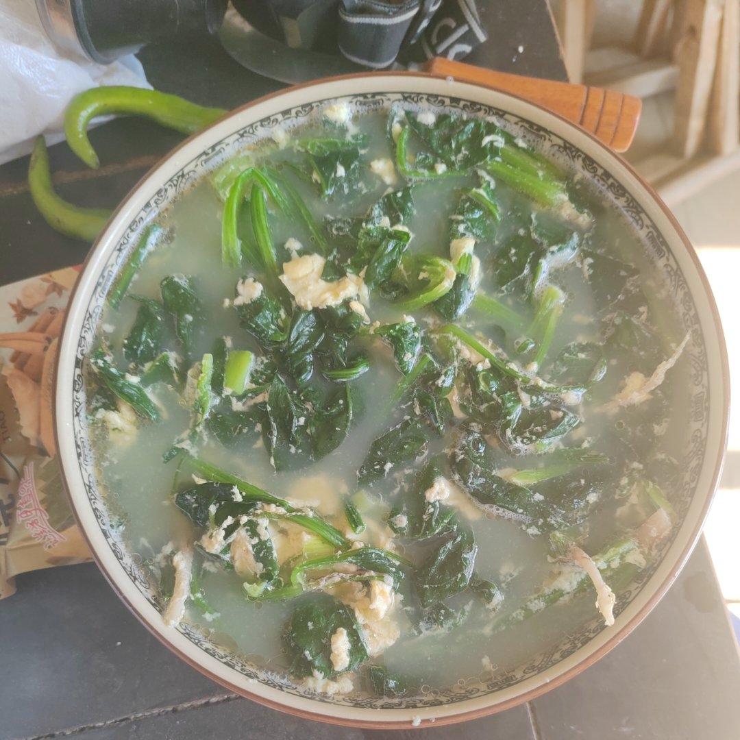 菠菜鸡蛋汤