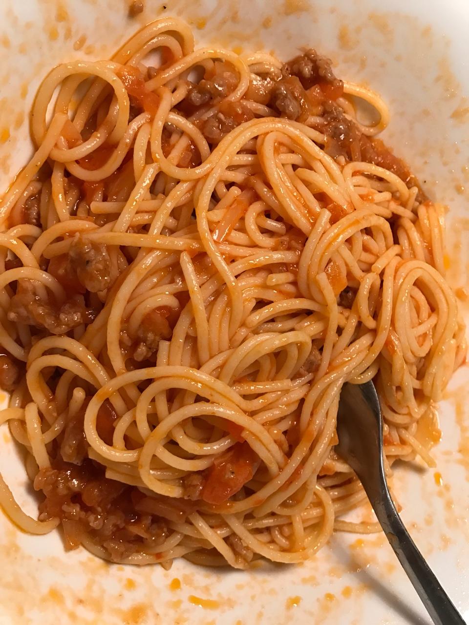 番茄肉酱意大利面