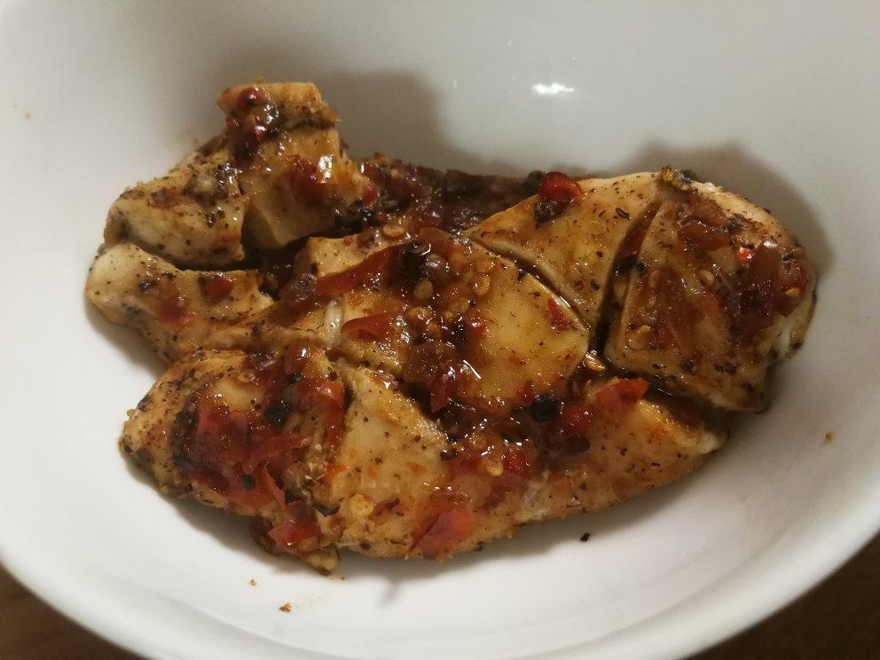 茴香黑椒烤鸡胸