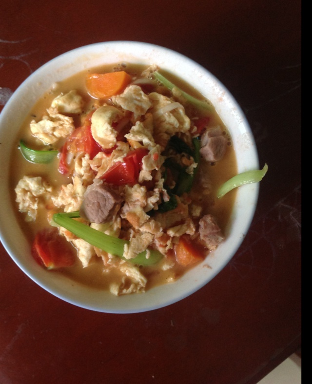 番茄肉丝面