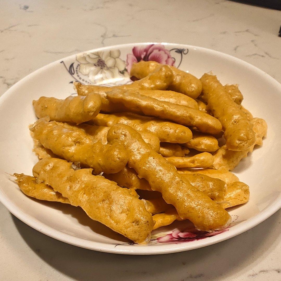 猪大肠手指脆（辅食零食）的做法