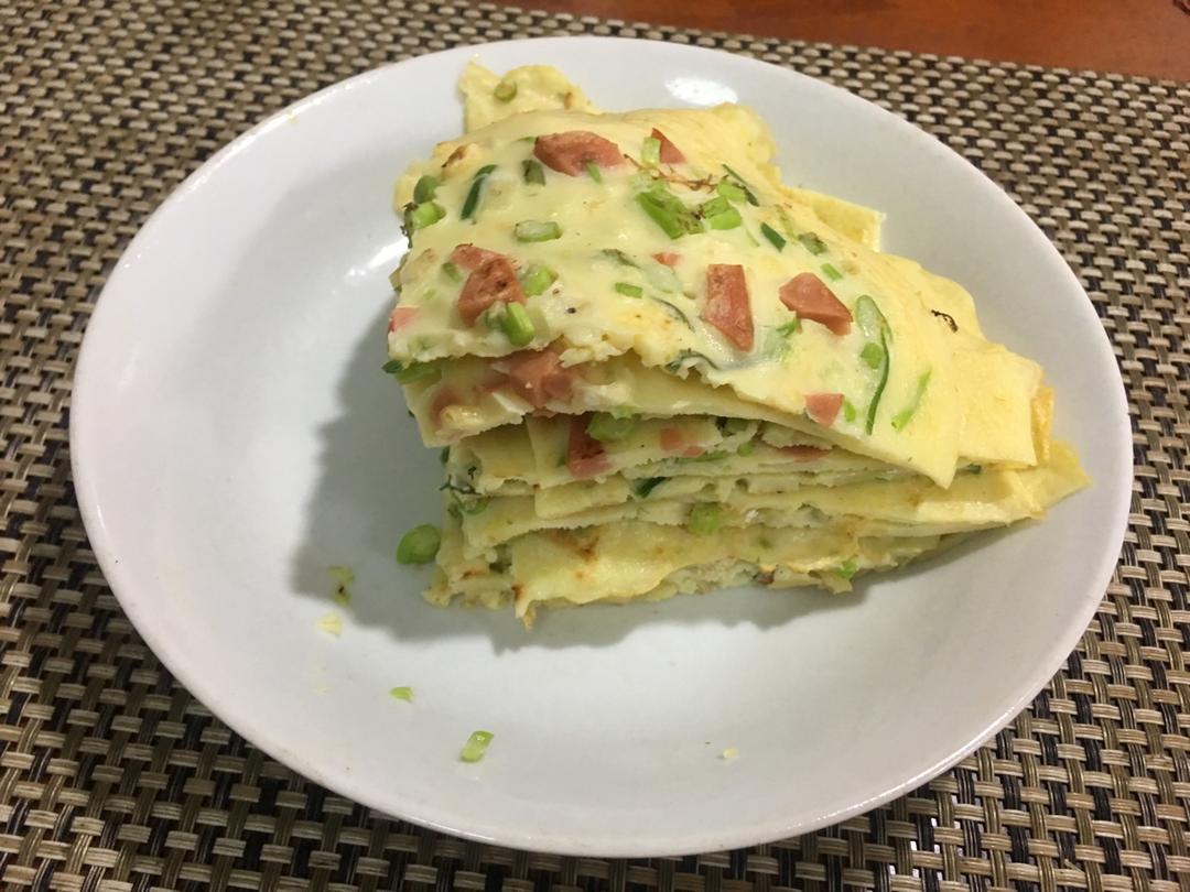 葱花鸡蛋饼