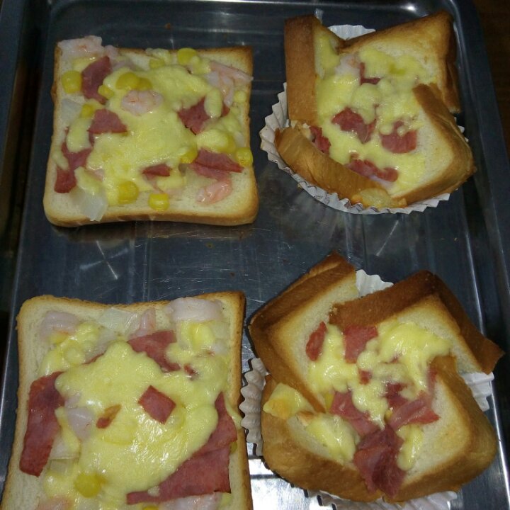 芝士面包片披萨