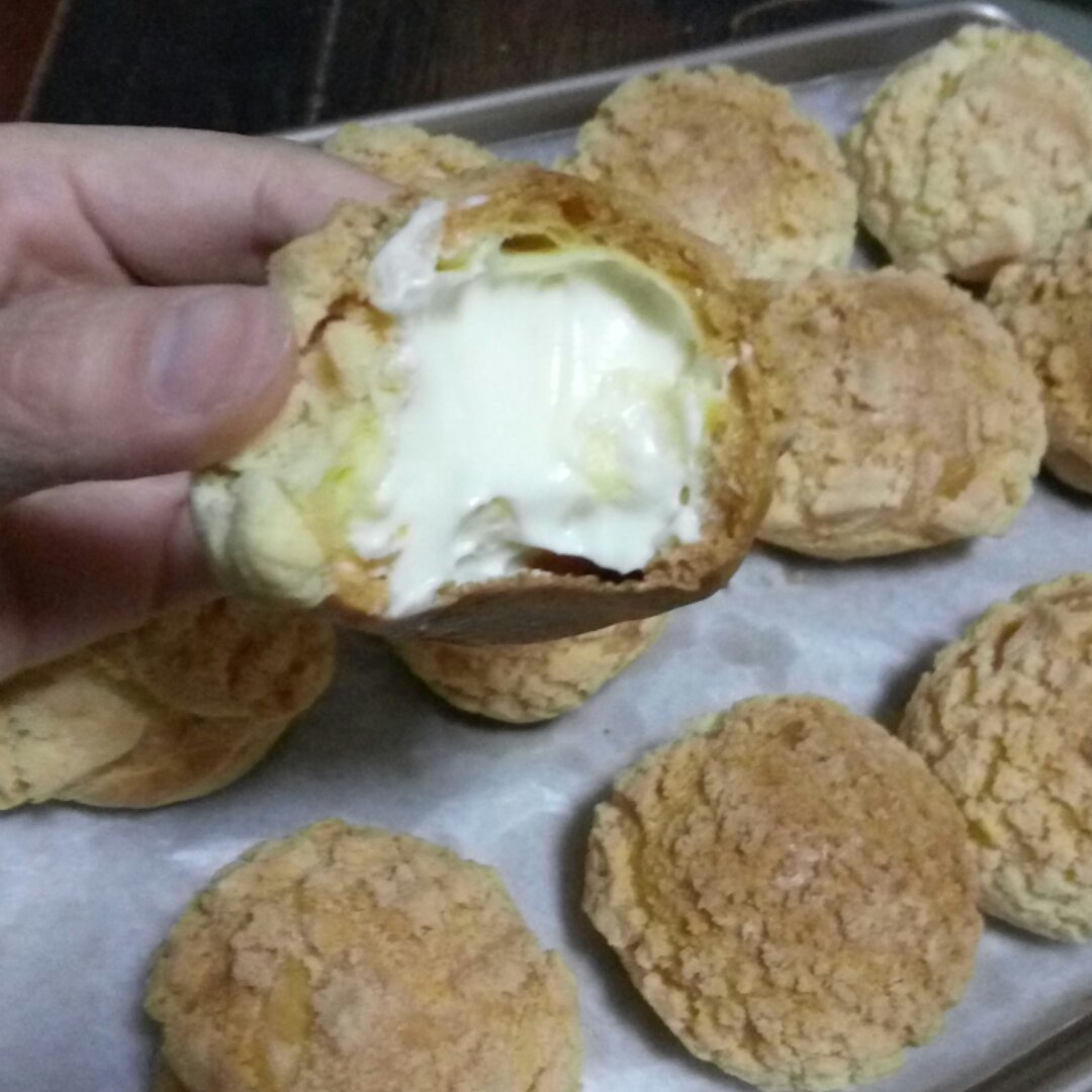 十分美味的酥皮泡芙
