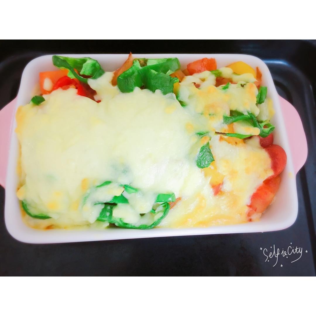 番茄鸡肉浓情焗饭【两人份】