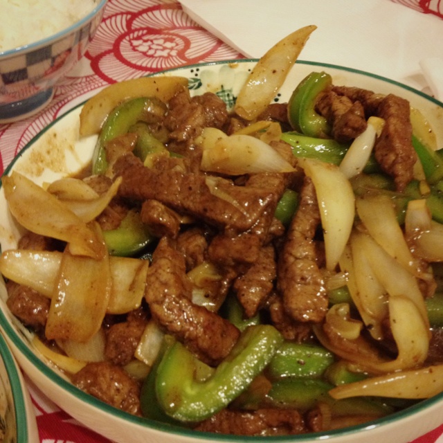 黑椒牛柳