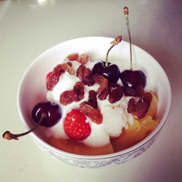 酒酿酸奶parfait