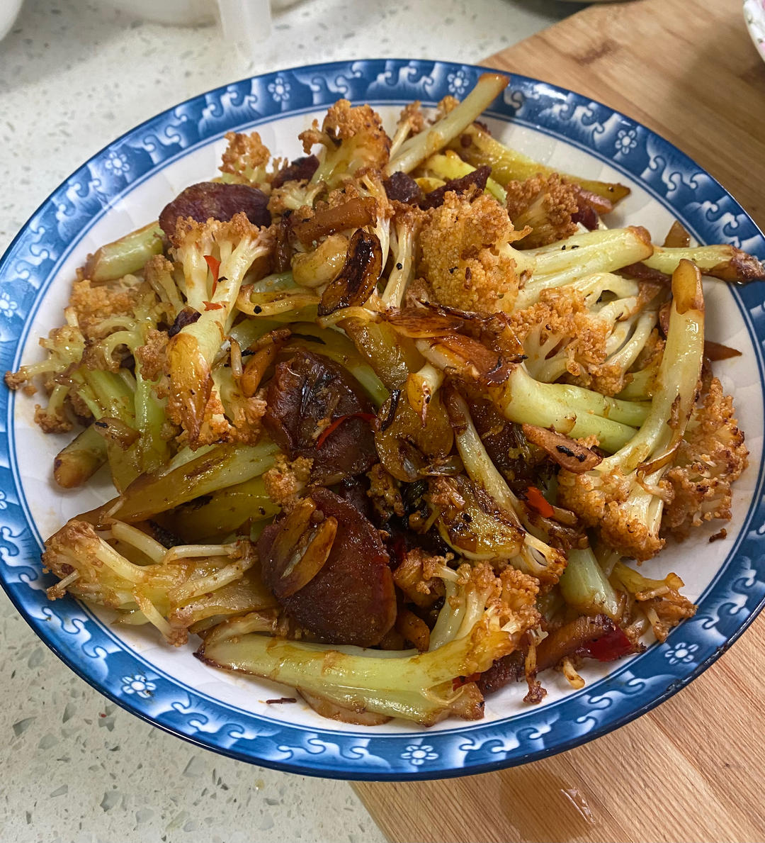 花菜炒腊肠