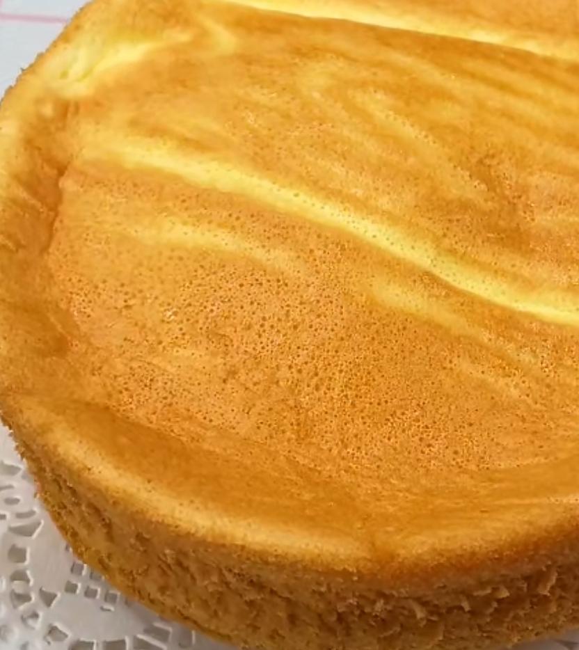 空气炸锅6寸戚风蛋糕