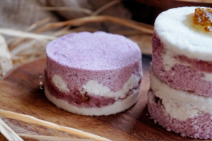 美容养颜小甜品，桂花紫薯山药糕，软糯香甜！的做法 步骤14