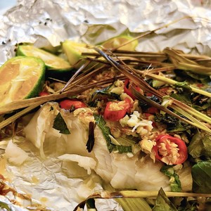 香茅烤鲷鱼片 空气炸锅版 的做法步骤图 Funjoy 下厨房 香茅烤鲷鱼片 空气炸锅版 的做法步骤图 Funjoy 下厨房