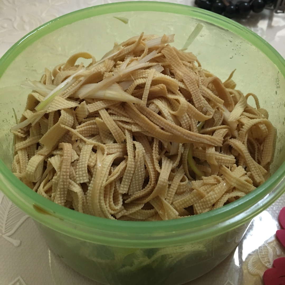 葱油豆腐皮