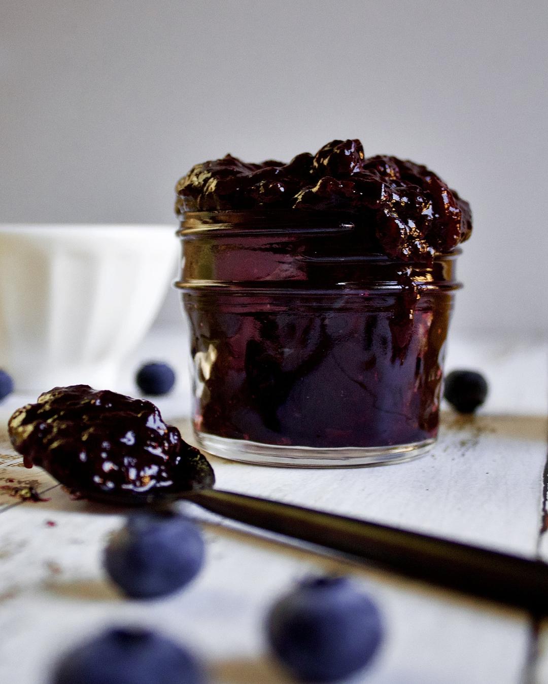 自制蓝莓果酱「微波炉」的做法