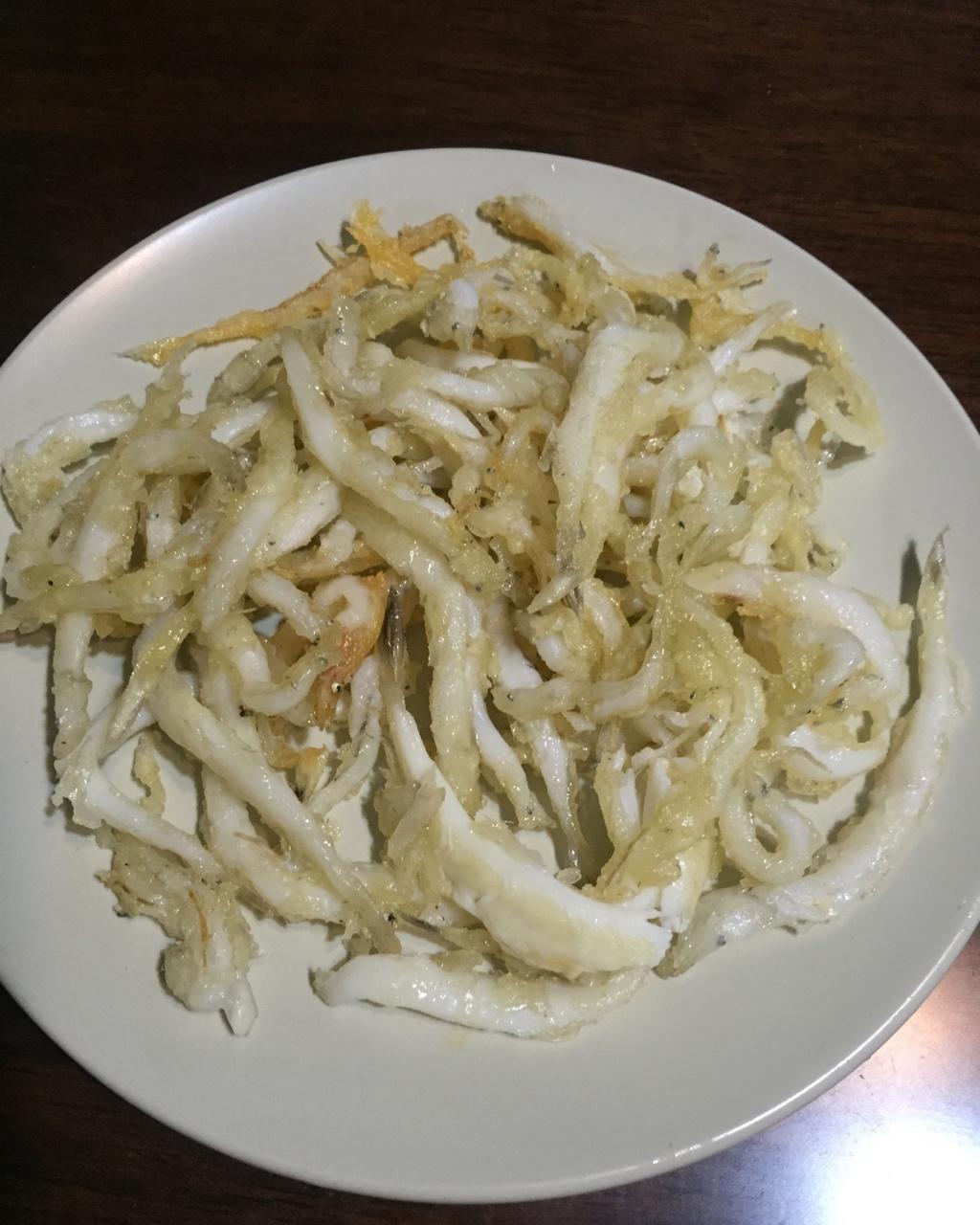 香煎银鱼