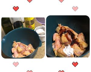 金针（黄花菜）木耳蒸鸡的做法 步骤2