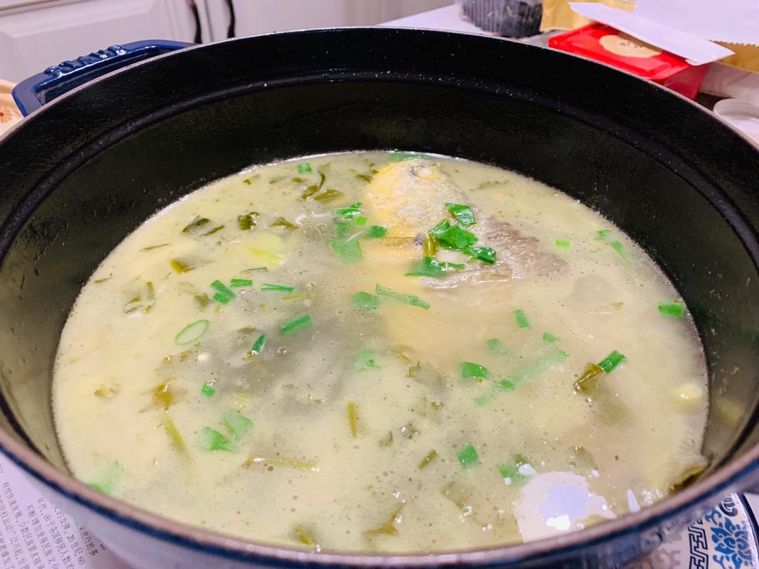 雪菜大汤黄鱼