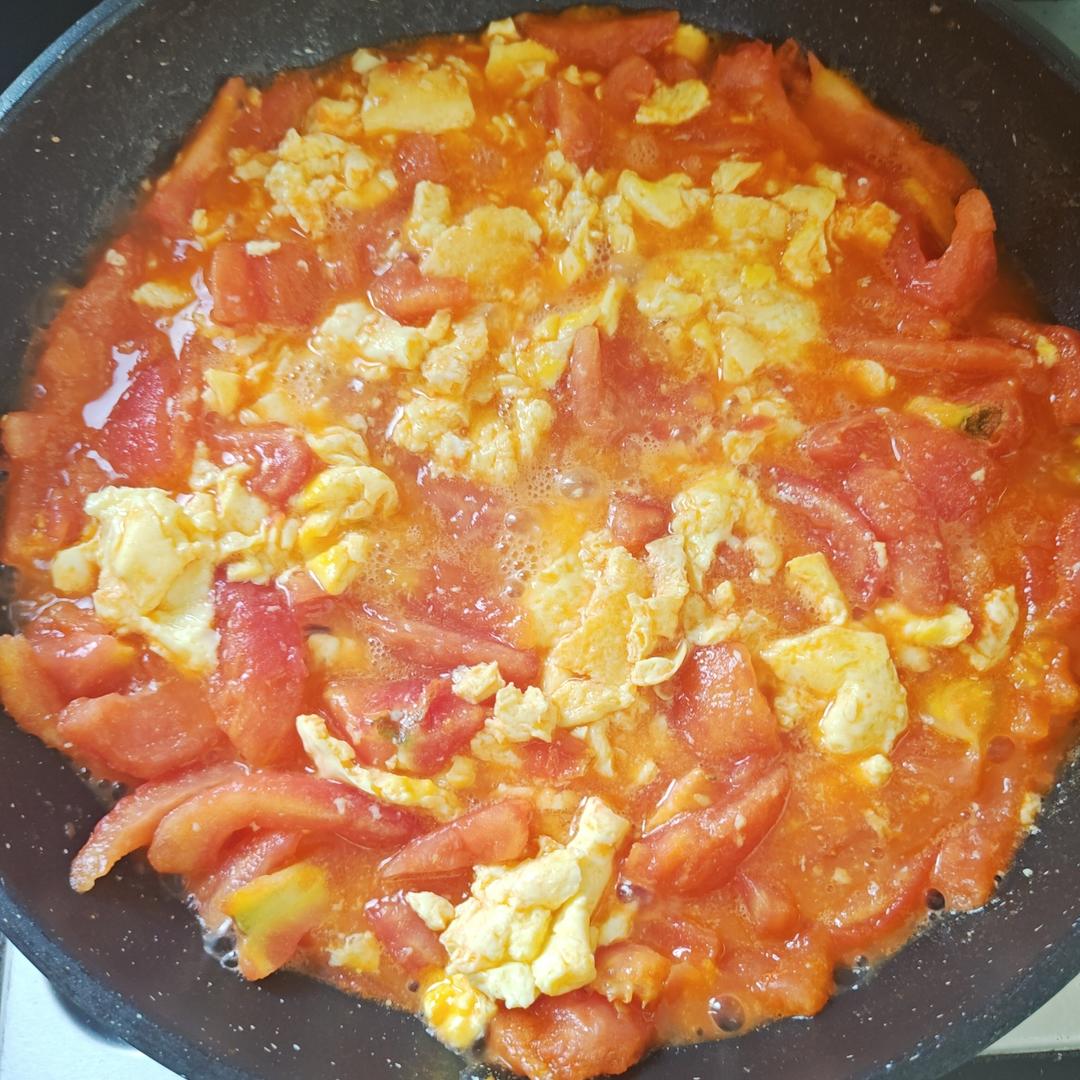 超嫩滑的番茄炒蛋