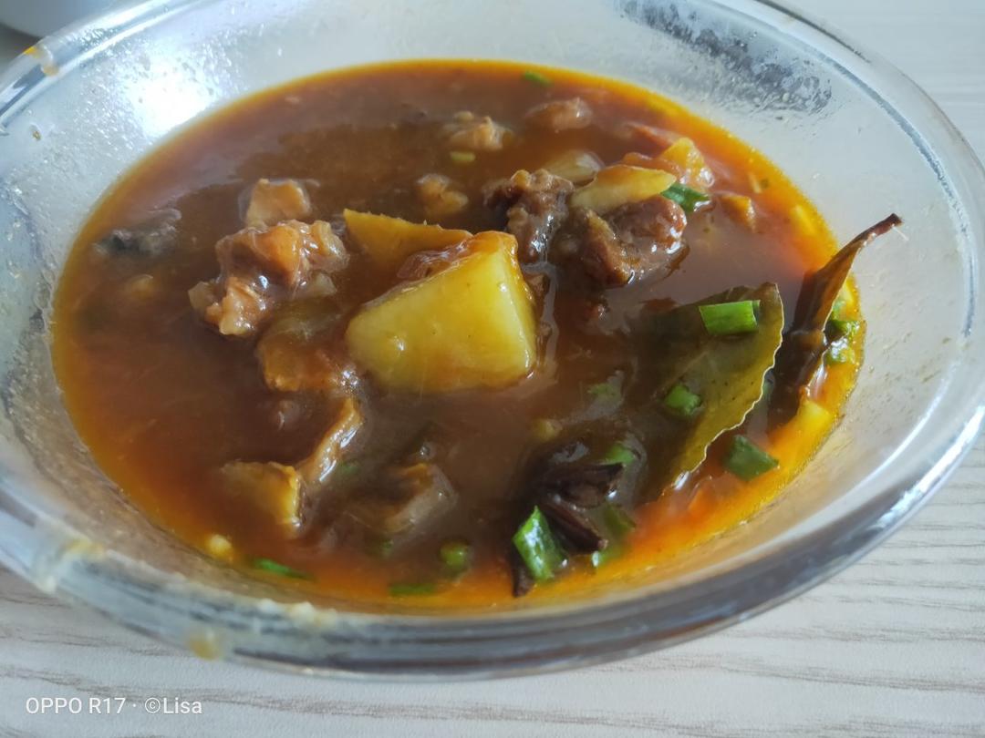 番茄土豆炖牛腩（高压锅版）