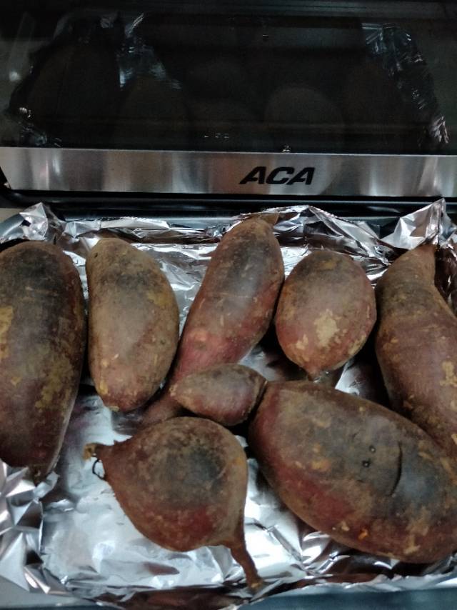烤箱烤红薯