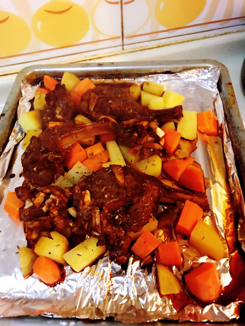 超好吃的烤羊排烤箱版