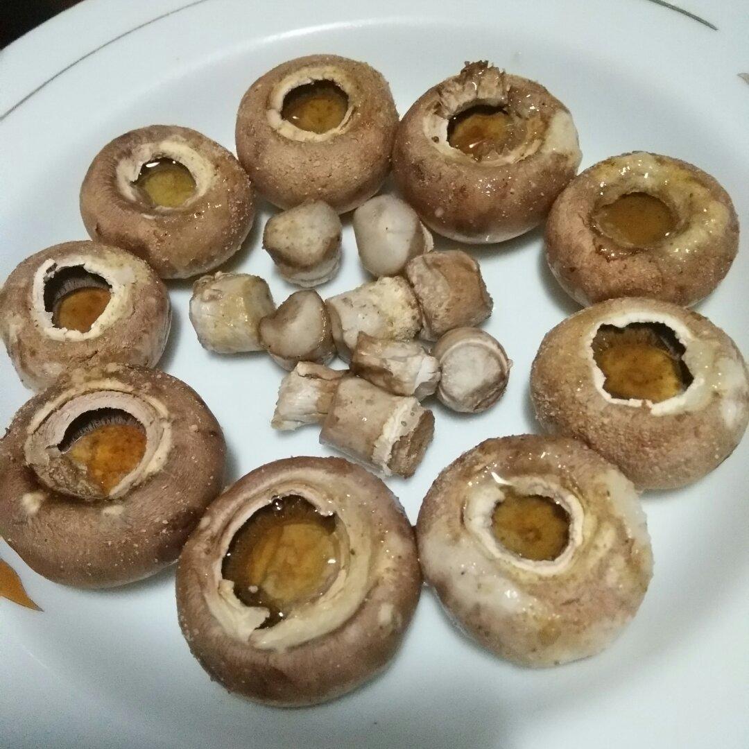 烤蘑菇