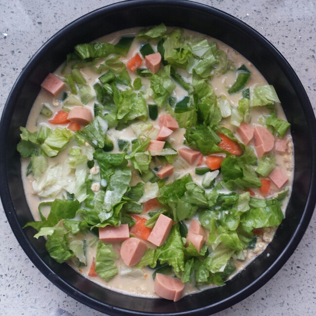 蔬菜烤燕麦（无油）