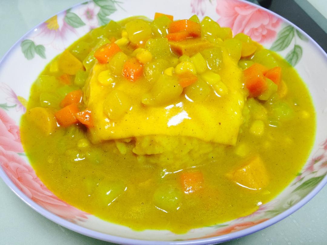 阿拉蕾-121做的咖喱饭