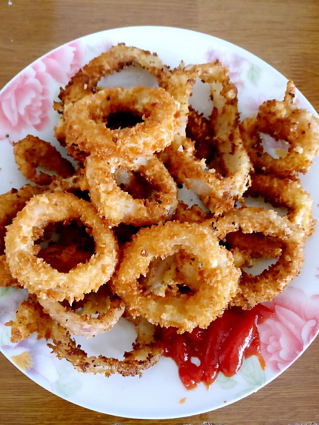 顺其自然_u7e2做的酥炸鱿鱼圈——好吃到停不了口