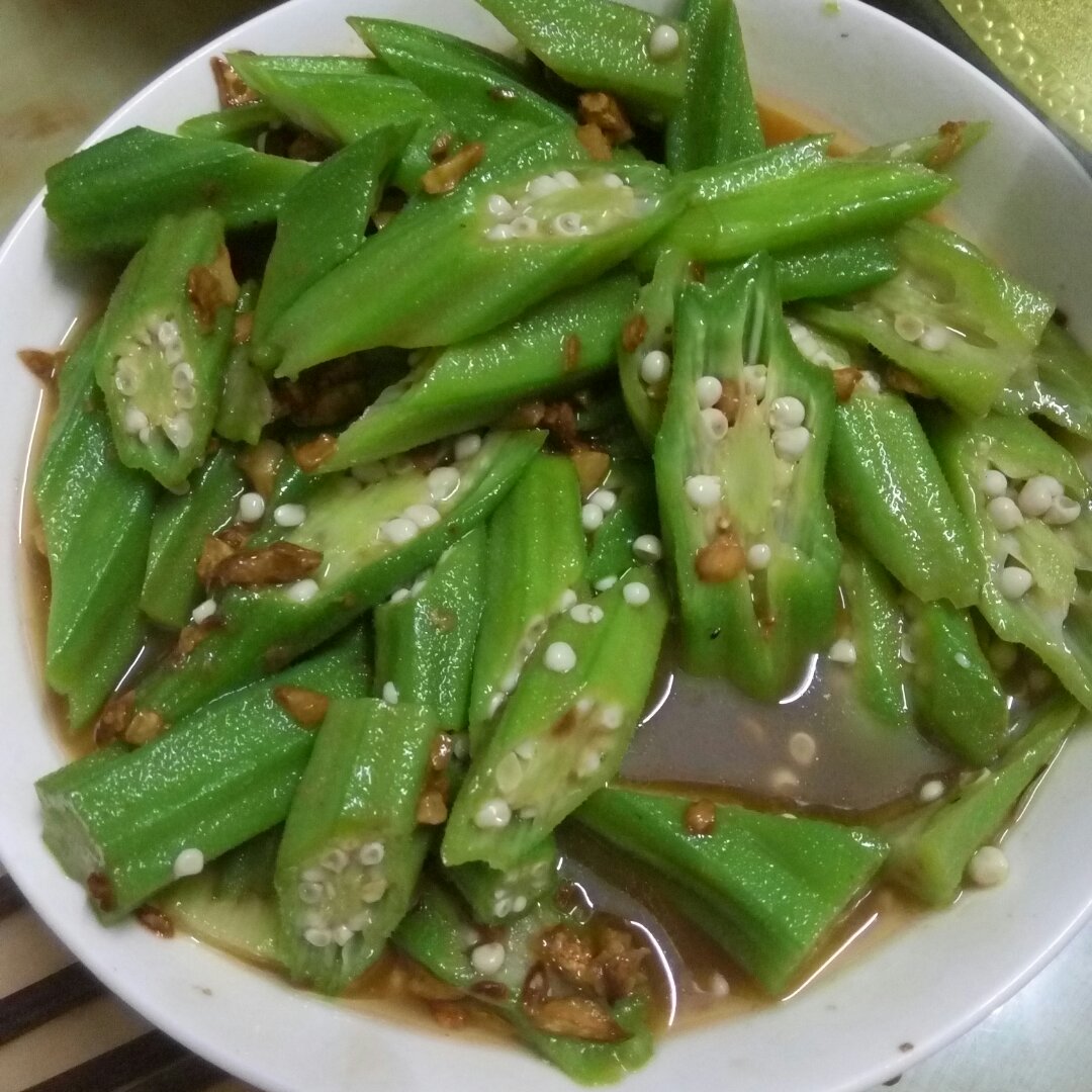 【白灼秋葵】清爽简单