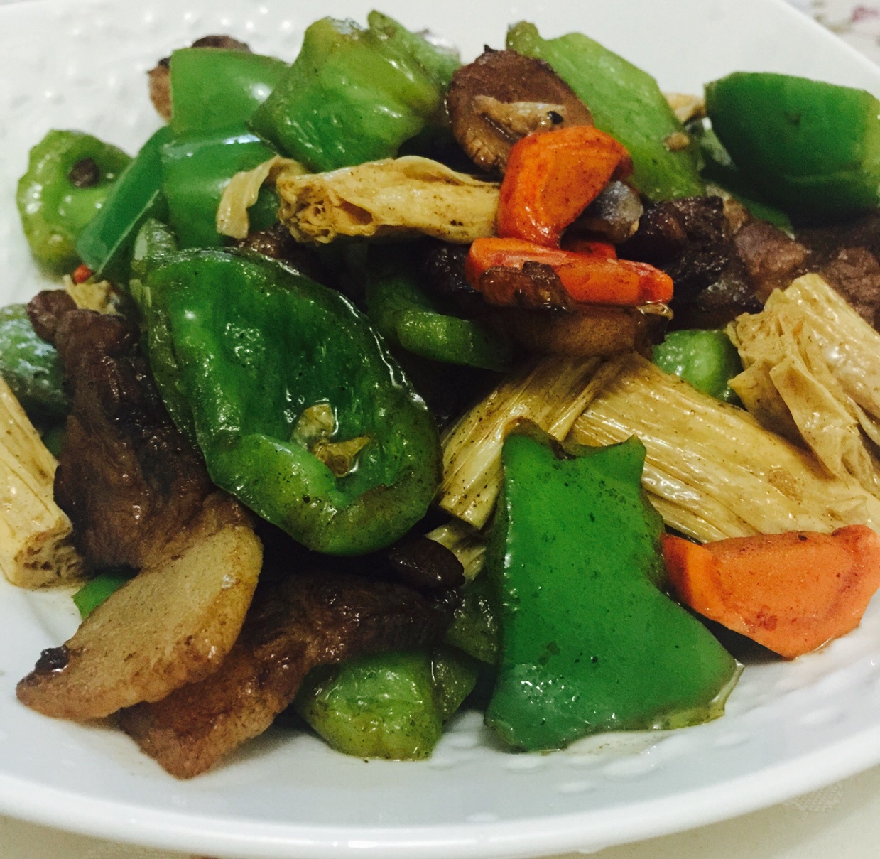 青椒炒肉