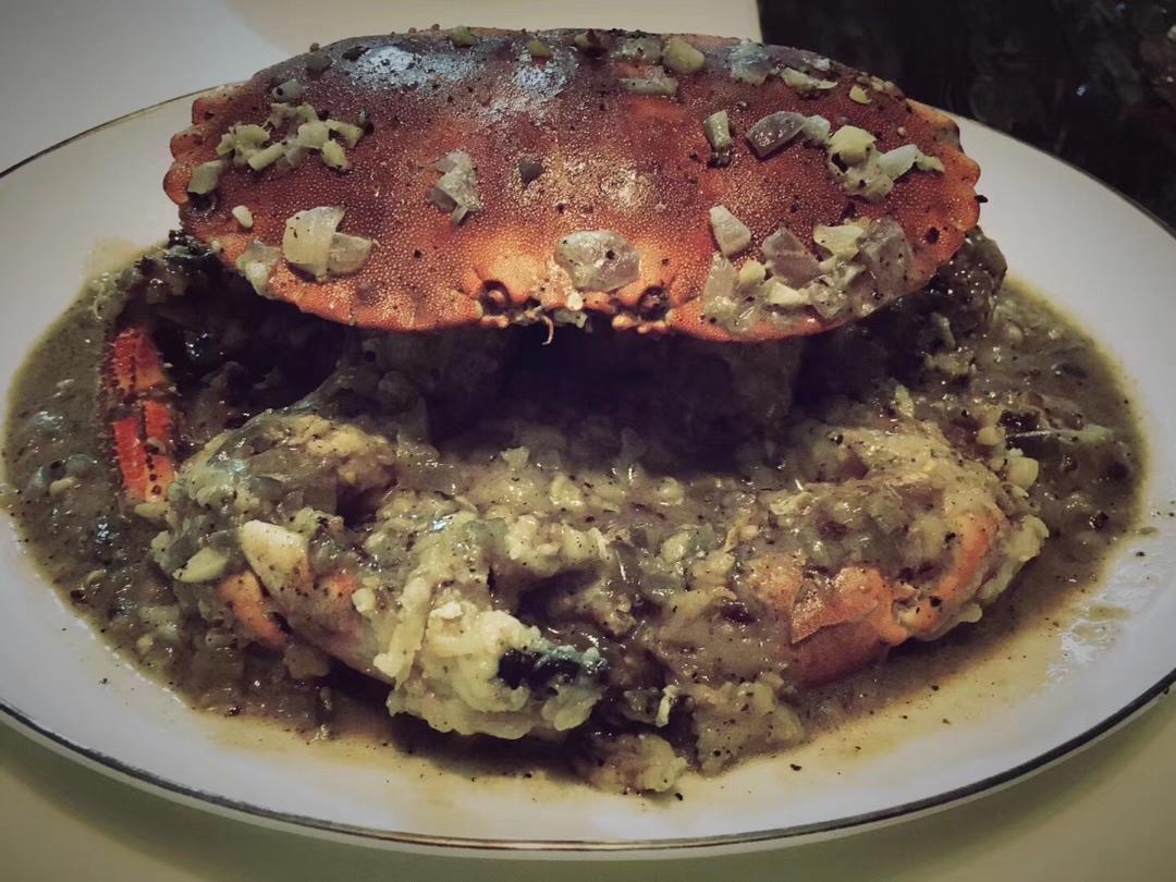 新加坡风味黑胡椒炒蟹