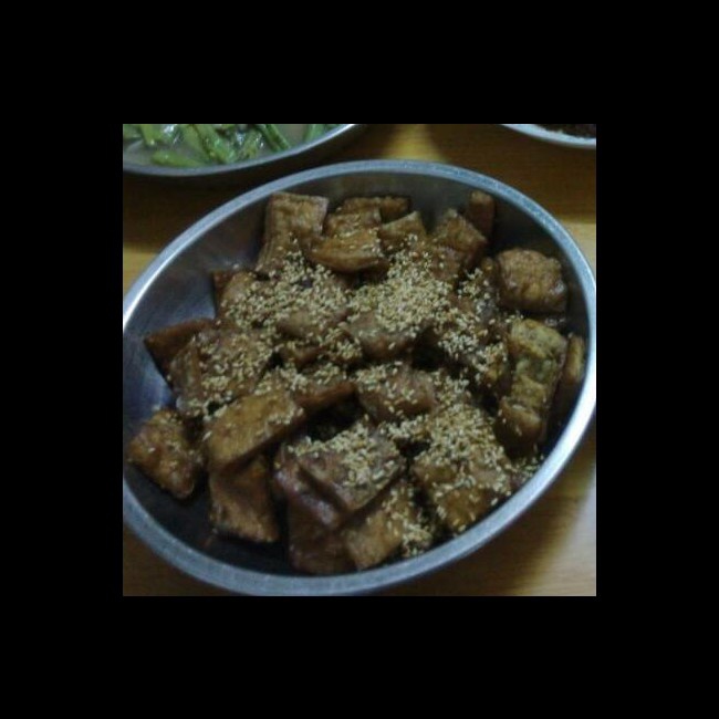 蜜汁豆干
