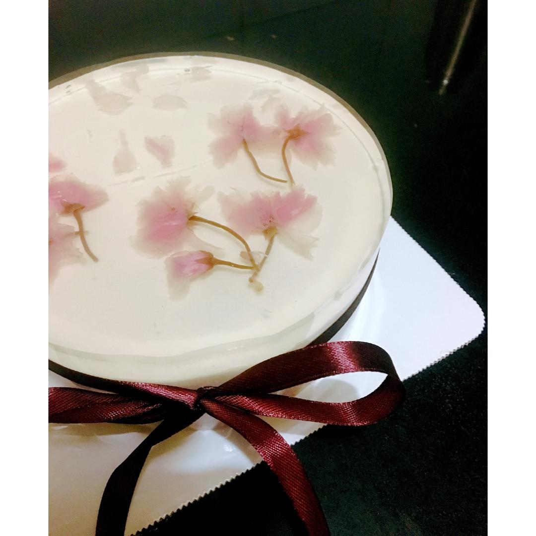 🌸樱花冻芝士蛋糕🌸6寸